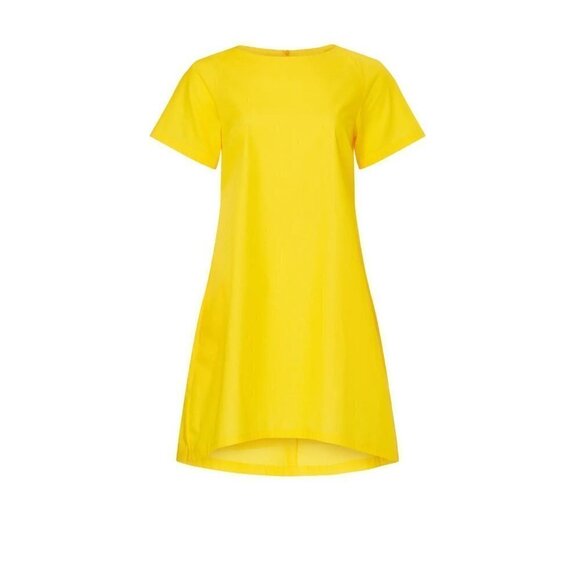 Osman Yousefzada Collective T-Shirt Dress in Yellow 4 Womens Mini Aline - Picture 11 of 11